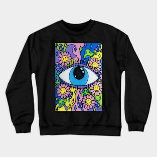 Trippy eye Crewneck Sweatshirt